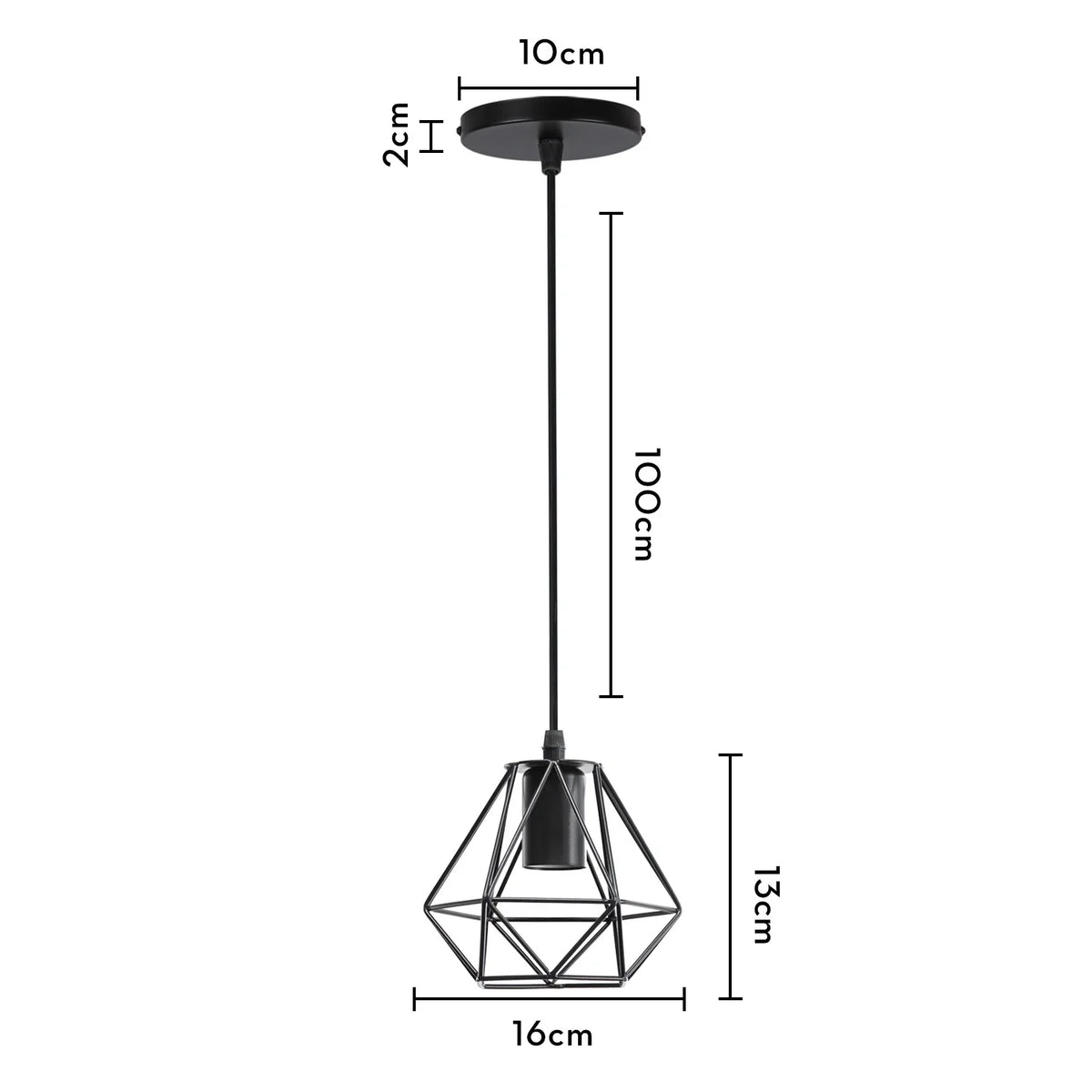 Decorbites™ Industrielles Loft-Pendant-LED-Deckenleuchte für die Dekoration im Wohnzimmer, Küche und Zuhause