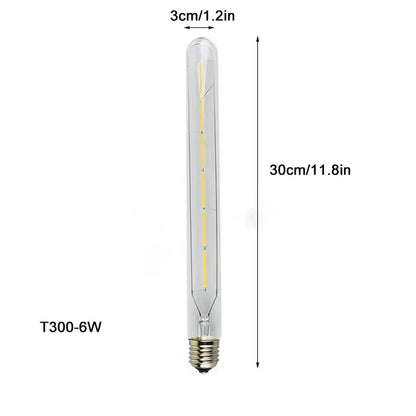 Bombillas tubulares Edison de filamento LED DecorBites™ 6000K T10 T185 T225 T30 T300 4W 6W 8W