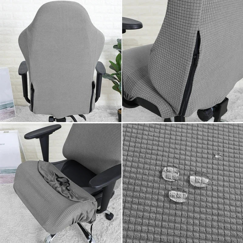 Decobites High Back Armchair Slipcover: Waterproof Computer Game Chair Seat Cover