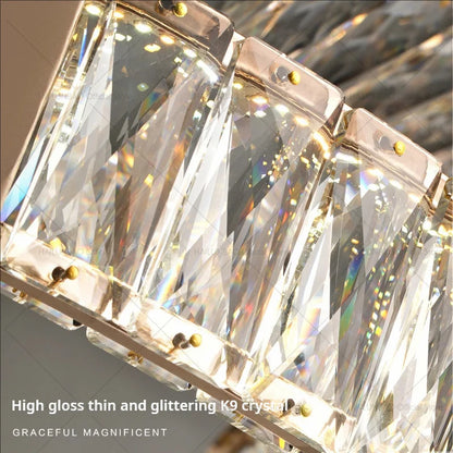 DecorBites™ Light Luxury Crystal Chandelier for Elegant Living & Dining Atmosphere