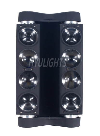 DecorBites™ 8x15W RGBW Spider Moving Head Light - إضاءة شعاعية لحفلات الدي جي