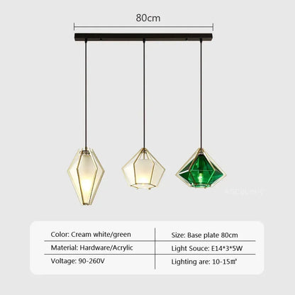DecorBites™ LED Glass Pendant Light for Home, Cafe, Bar | Modern Designer Art Lamps