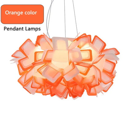 Lámpara colgante de techo con forma de flor LED DecorBites™ para sala de estar y dormitorio