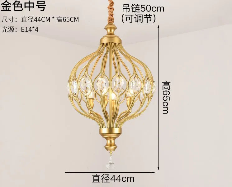 DecorBites™ Art Design Crystal LED Pendant Lights Modern Kitchen Bedroom Decor