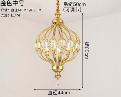 DecorBites™ Art Design Crystal LED Pendant Lights Modern Kitchen Bedroom Decor