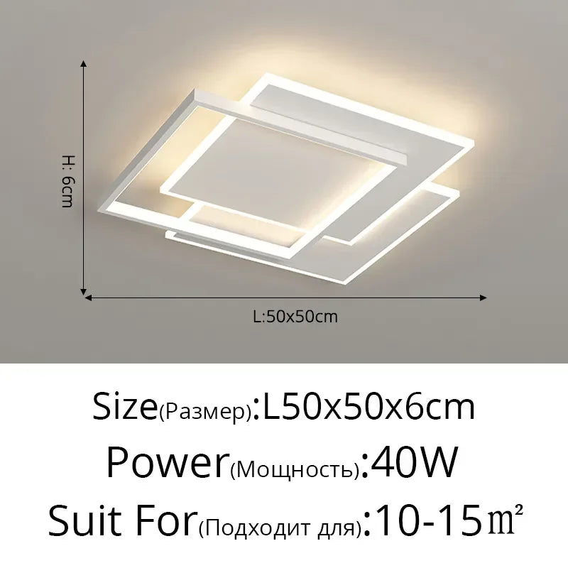 DecorBites™ LED Chandelier: Modern Dimming Lights for Home Living Dining Kitchen Bedroom Hall Lighting