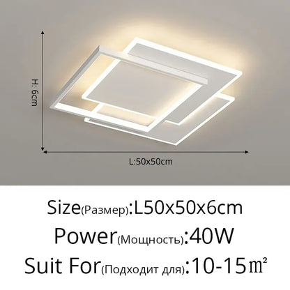 DecorBites™ LED Chandelier: Modern Dimming Lights for Home Living Dining Kitchen Bedroom Hall Lighting