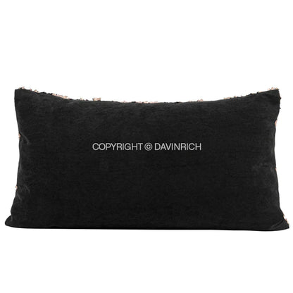 DecorBites™ Luxe Gold Foil Fabric Texture Waist Cushion Cover 30x50cm