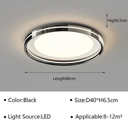 Lámpara de techo geométrica LED DecorBites™ para sala de estar, comedor, estudio, dormitorio, pasillo o balcón.