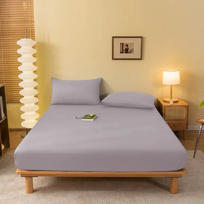 Sábana ajustable DecorBites™ Cozy de color liso - Funda de colchón para todas las estaciones