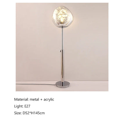 DecorBites™ LED Lava Floor Lamp Nordic Minimalist Indoor Lighting Room Bedroom Standing Light