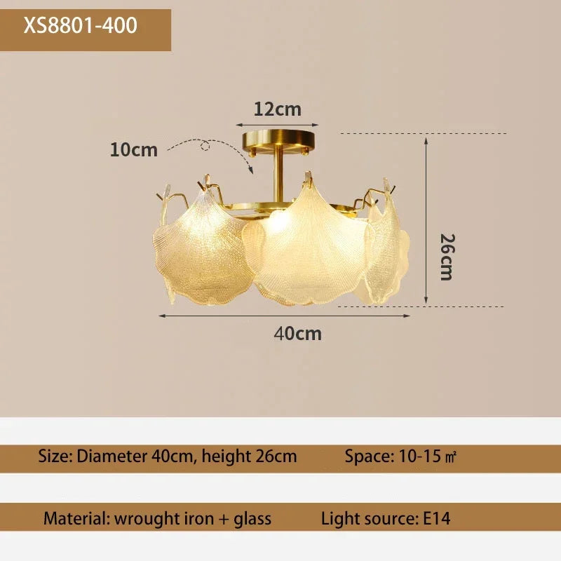 DecorBites™ Contemporary LED Chandelier for Home Decor in Modern French Design