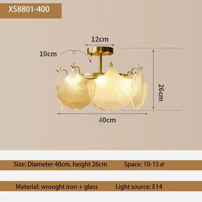 DecorBites™ Contemporary LED Chandelier for Home Decor in Modern French Design
