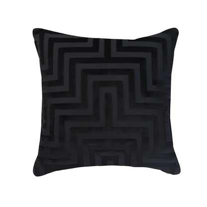 غطاء وسادة فاخر مزدوج الجوانب بتصميم هندسي من ديكوربايتس™