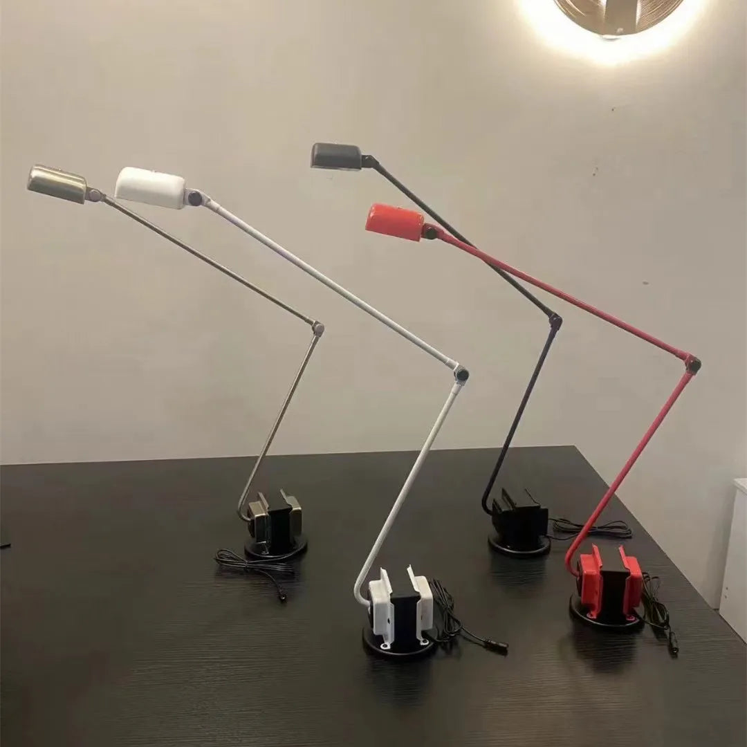 DecorBites™ Lumina Adjustable Long Arm Floor Lamp - Industrial Design for Reading and Study Room
