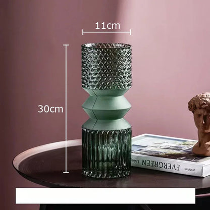 Jarrón de cristal transparente DecorBites™ para arreglos florales hidropónicos