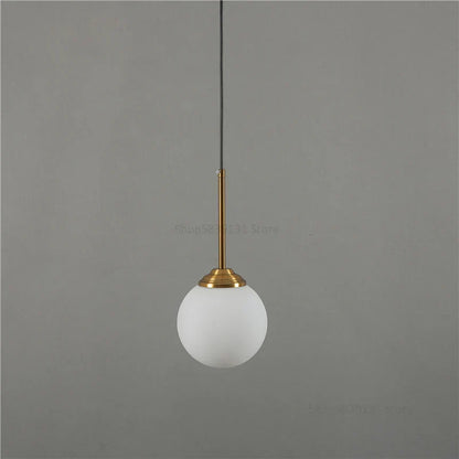 DecorBites™ Glass Pendant Lights: Modern LED Hanging Lamp for Home Lighting Fixtures