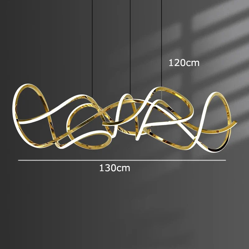 DecorBites™ LED Pendant Light Chandeliers for Modern Living and Dining Room Lighting