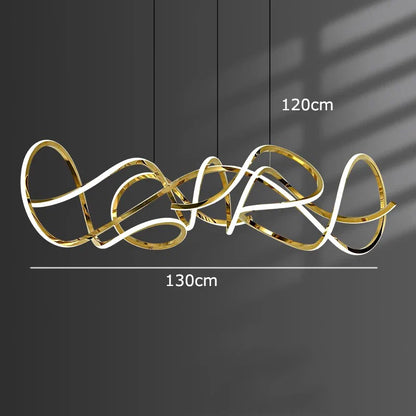 DecorBites™ LED Pendant Light Chandeliers for Modern Living and Dining Room Lighting