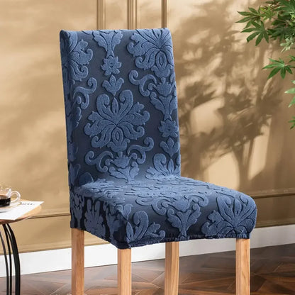 Decobites 3D Embossed Print Spandex Chair Cover Slipcovers - Stretch, Elegant, Durable