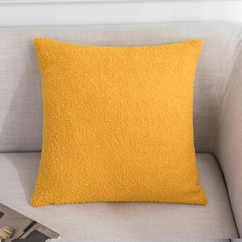 غطاء وسادة من الكتان القطني بطبعة هندسية تجريدية من DecorBites™، غطاء وسادة مزخرف على الطراز الاسكندنافي