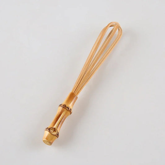 DecorBites™ Bamboo Handmade Mini Small Flour Mixer Blender Egg Beater Whisk