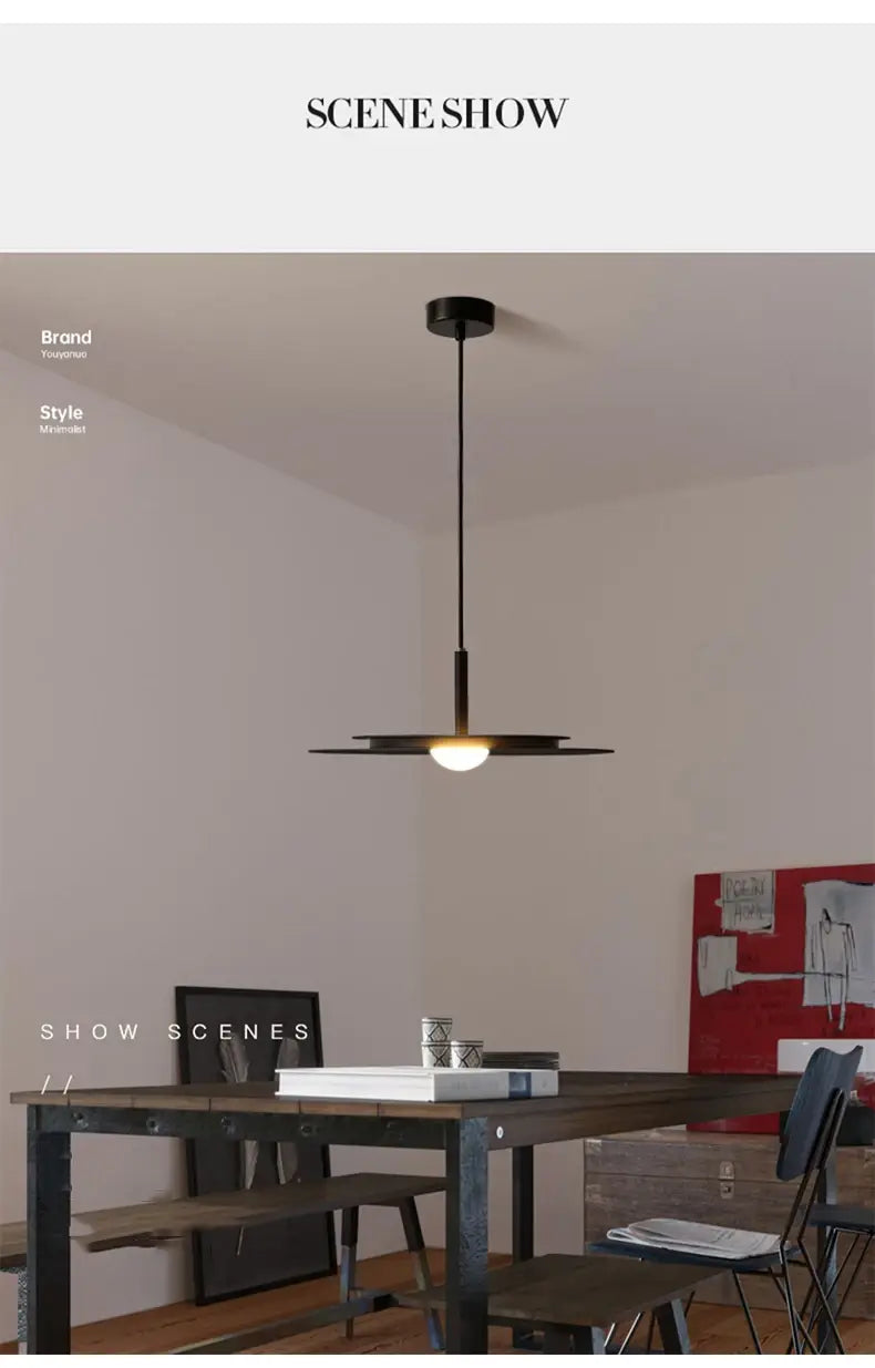 DecorBites™ LED Nordic Flying Saucer Chandelier - Modern Decor