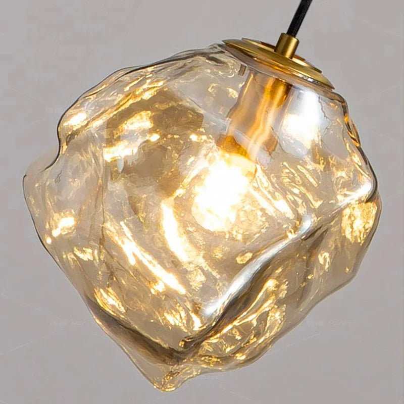 Black Modern LED Chandelier 19-Head Smoky Grey