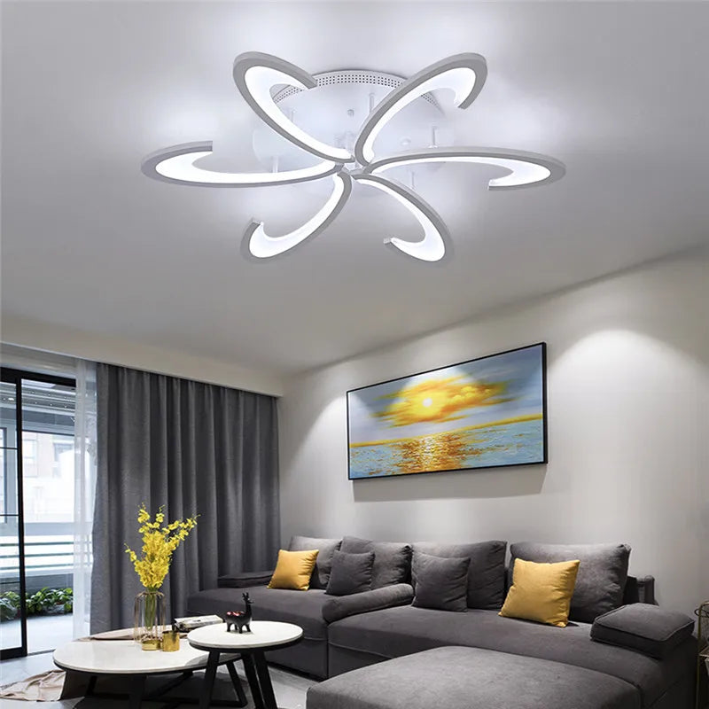 DecorBites™ Acrylic LED Ceiling Chandelier for Modern Indoor Living Room Lighting Fixtures