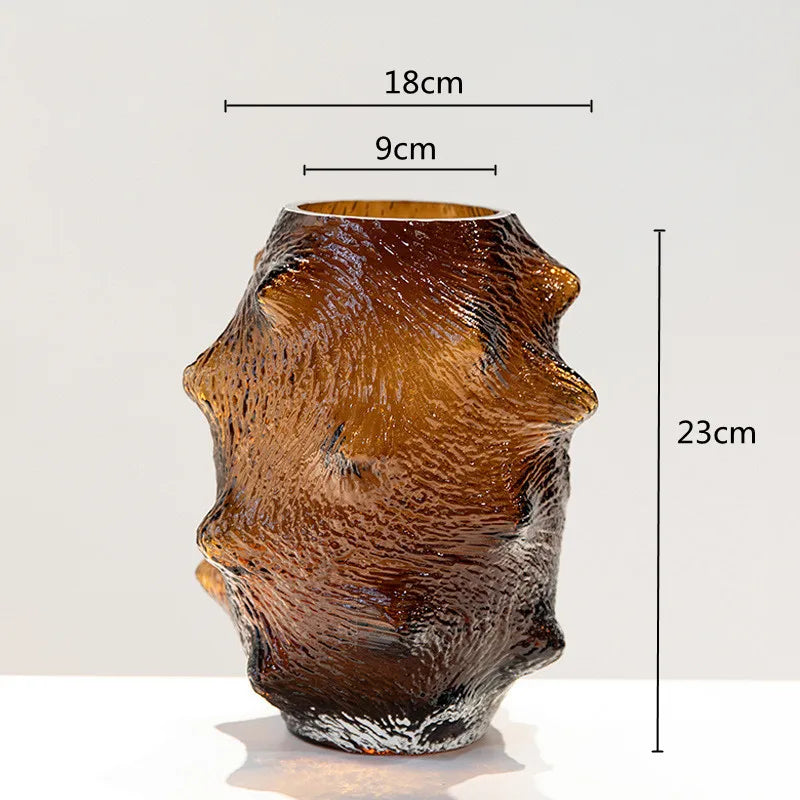 Terrario de cristal DecorBites™ con forma de pepino de mar verde para decoración del hogar