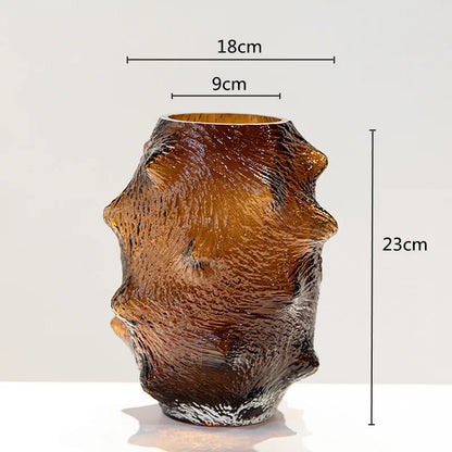 Terrario de cristal DecorBites™ con forma de pepino de mar verde para decoración del hogar