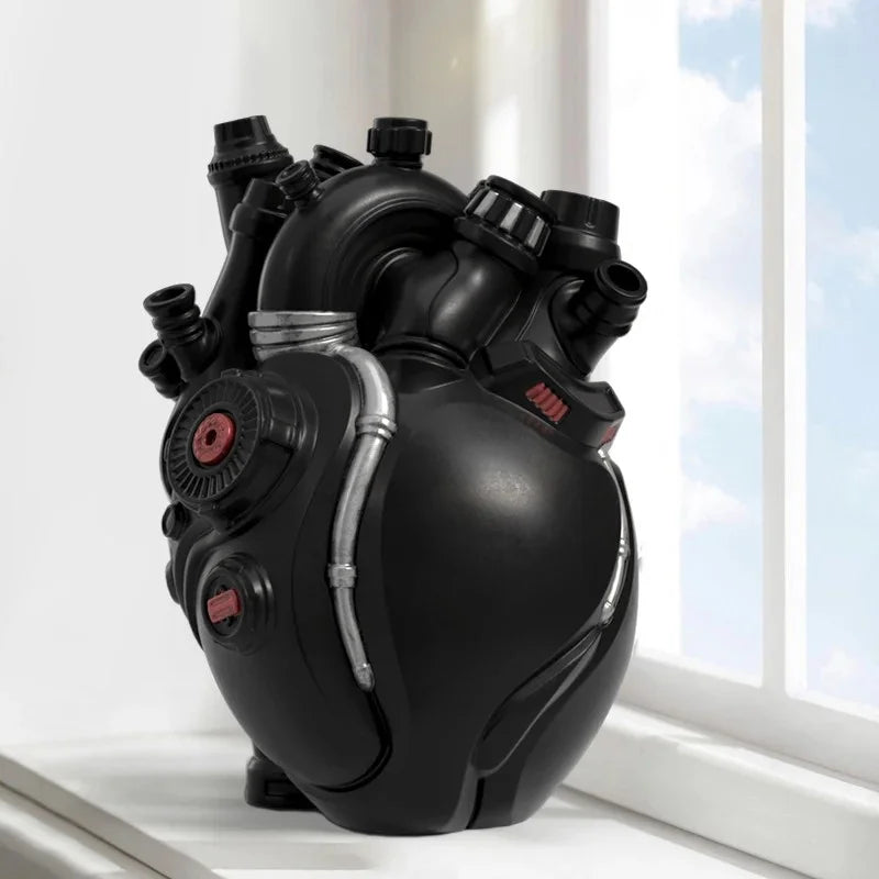 DecorBites™ Heart Cardiac Vase Resin Desktop Decoration Ornaments