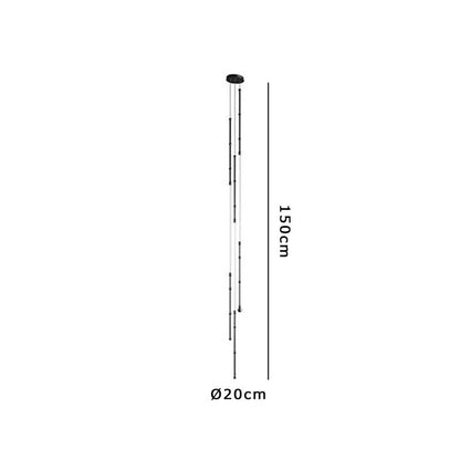 DecorBites™ LED Chandelier: Modern Minimalist Design for Luxury Home Decor