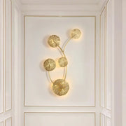 Aplique de pared con marco de cobre de la Flor de Oro™ Decorbites para iluminación de comedor de hotel