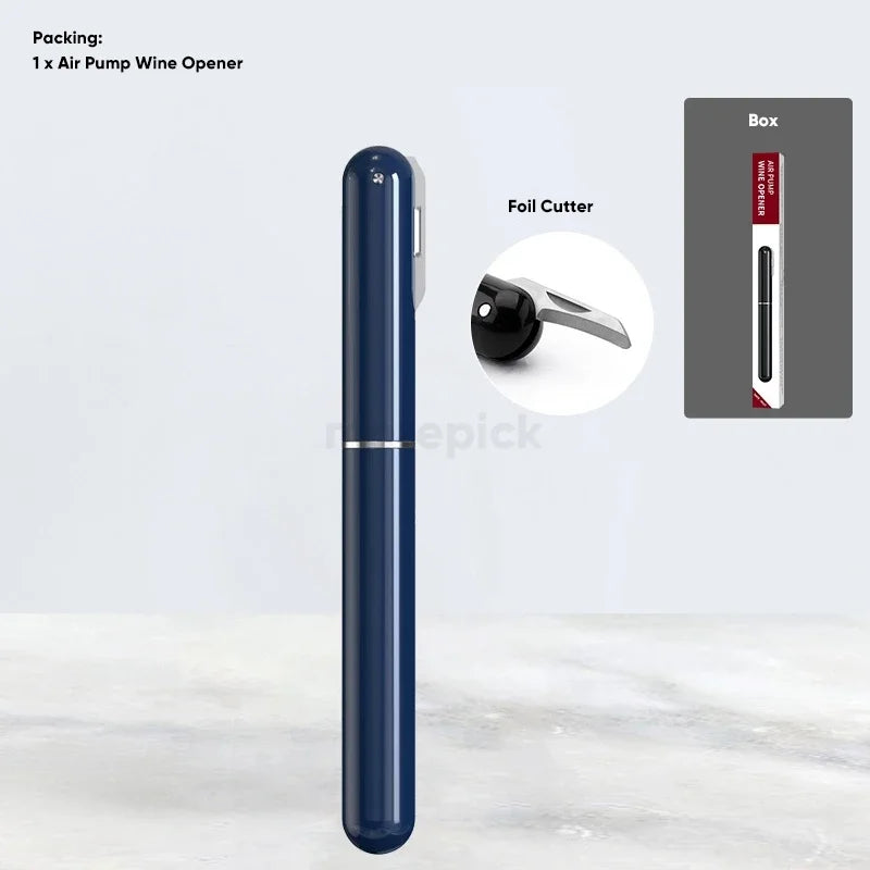 طقم مزيل الفلين وفتاحة الزجاجات من DecorBites™‎ مزود بدبوس لولبي ومضخة هواء