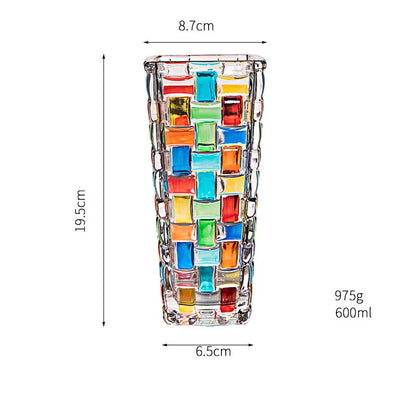 DecorBites™ Glass Vase Flower Pots Modern Crafts Artificial Flowers Vases Multiple Styles