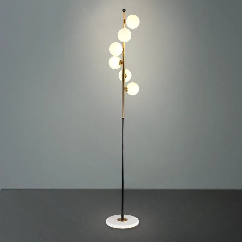 DecorBites™ Glass Floor Lamp: Postmodern Nordic Design for Home Decoration
