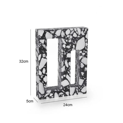 منحوتة تيرازو مقوسة من DecorBites™ لديكور المنزل