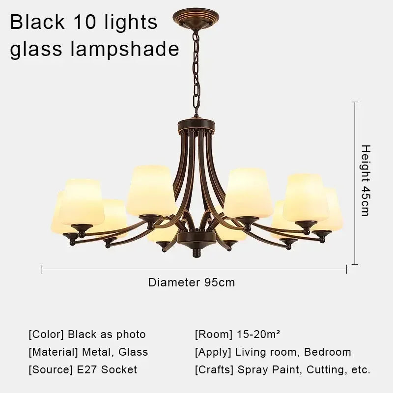 Lámparas de techo tipo araña de cristal DecorBites™ para espacios de vida modernos