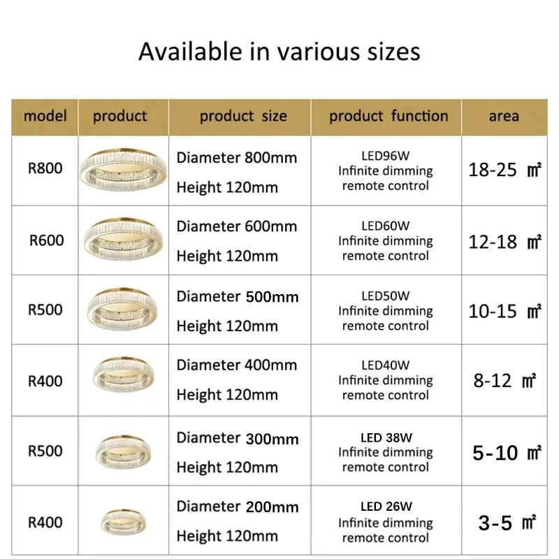 Lámpara de techo circular de cristal DecorBites™ con iluminación LED para interiores, ideal para sala de estar, dormitorio o estudio.