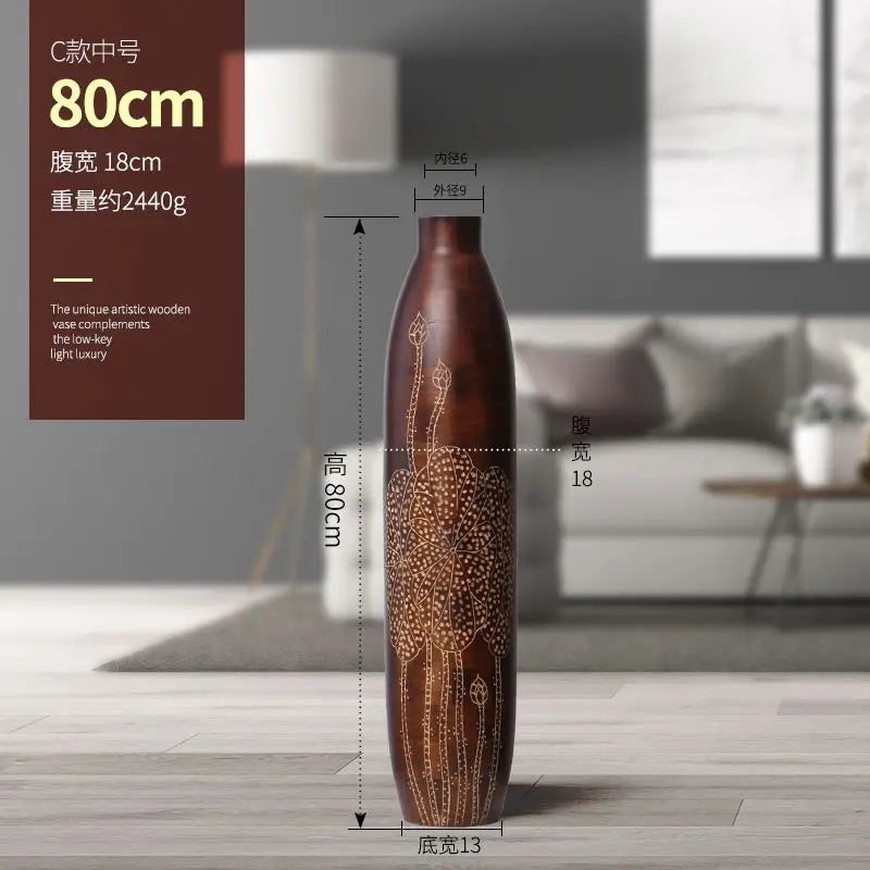 DecorBites™ High Stand Vase for Decorative Plants - Elegant Home Decor for Living Room, Office, or Wedding