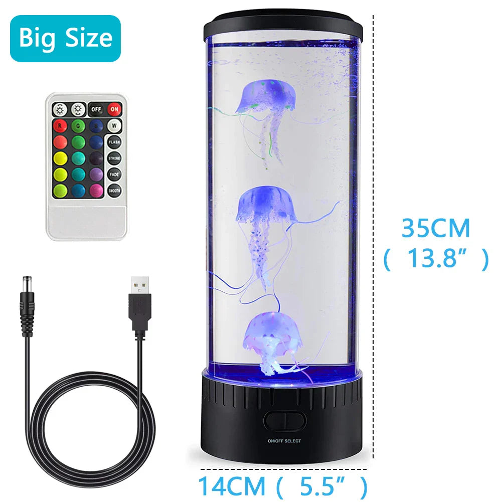 LED Jellyfish Night Lamp
