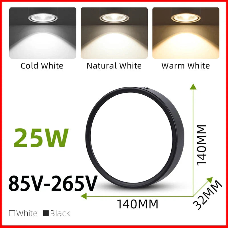 مصباح سقف LED من DecorBites™، 220 فولت، وحدة إضاءة داخلية لغرفة المطبخ والمنصة