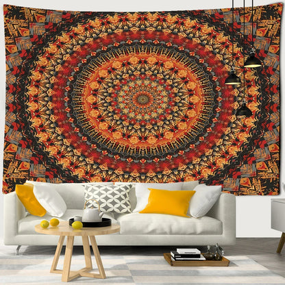 Decobites Mandala Tapestry Wall Hanging for Boho Witchcraft Decor