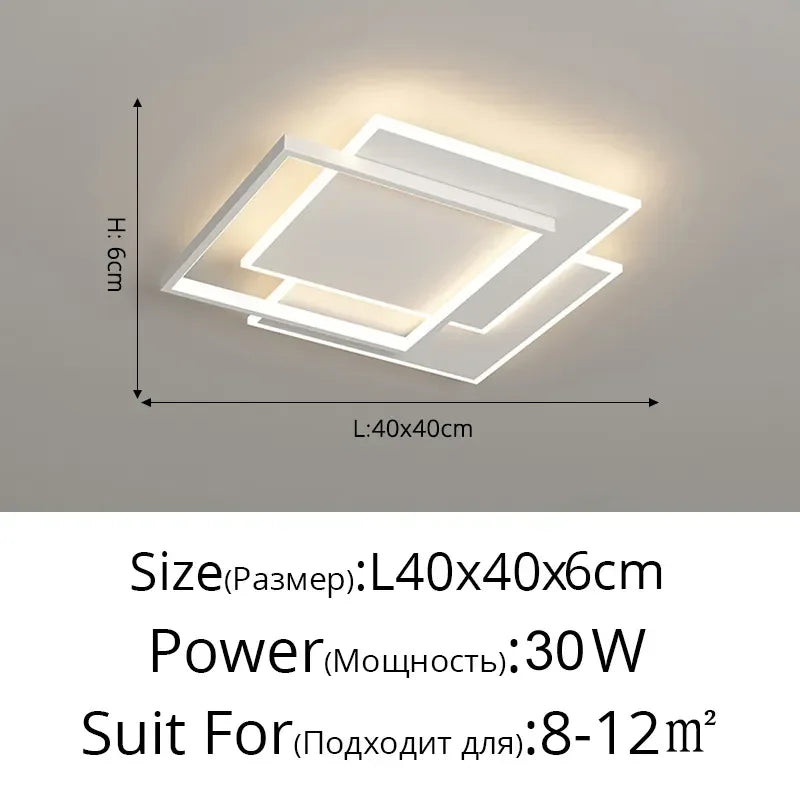 DecorBites™ LED Chandelier: Modern Dimming Lights for Home Living Dining Kitchen Bedroom Hall Lighting