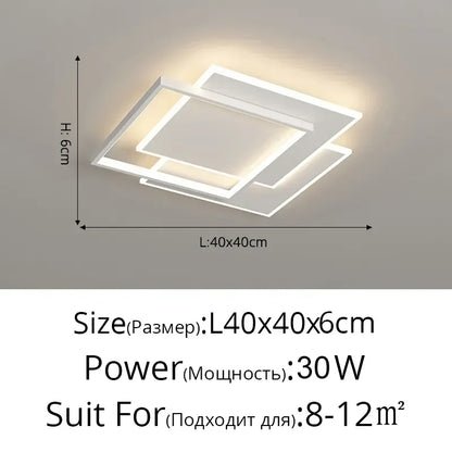 DecorBites™ LED Chandelier: Modern Dimming Lights for Home Living Dining Kitchen Bedroom Hall Lighting