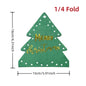 20Pcs/Bag Cartoon Die Cut Santa Claus Stocking Tree Decoupage Paper Napkins Paper Serviettes for Christmas Party Tableware Decor