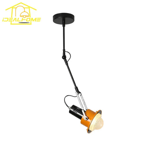 DecorBites™ Industrial Swing Arm LED Wall Lamp for Bedroom Living Room - Iron Art