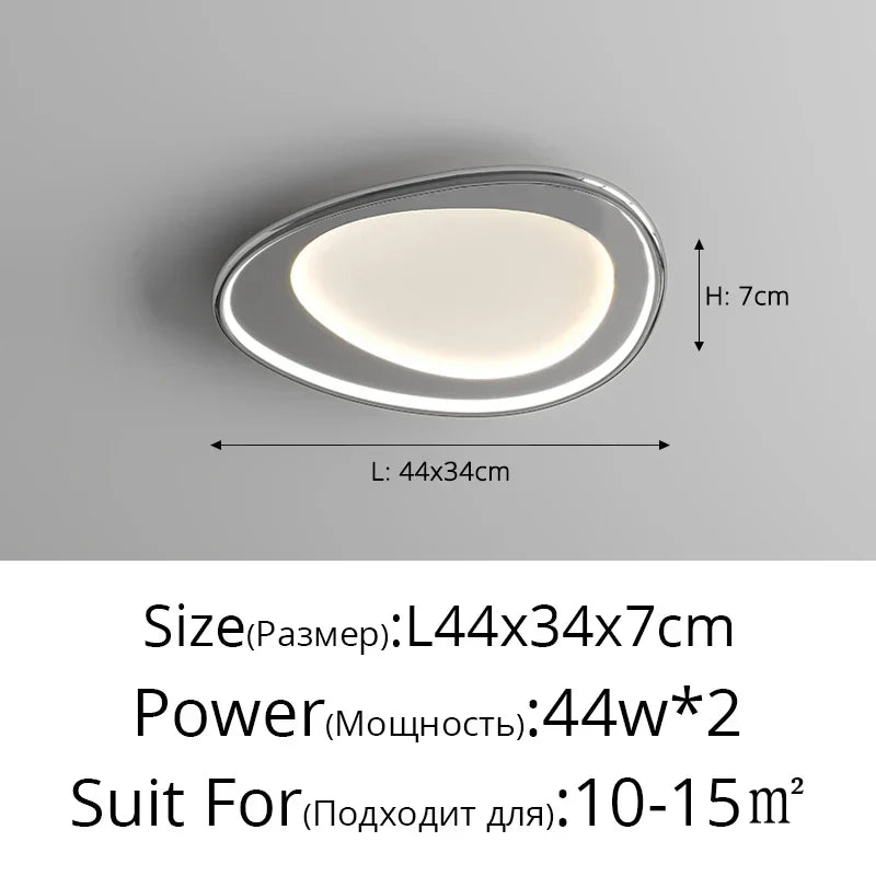 White Chrome LED Chandelier