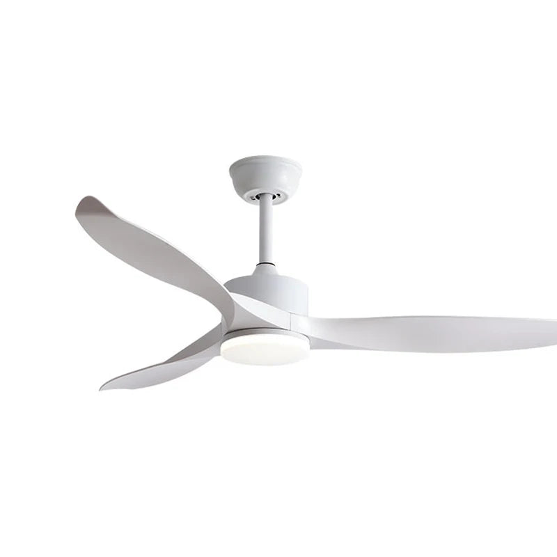 DecorBites™ 52" Black Walnut Grain Ceiling Fan with LED Light & Remote Control